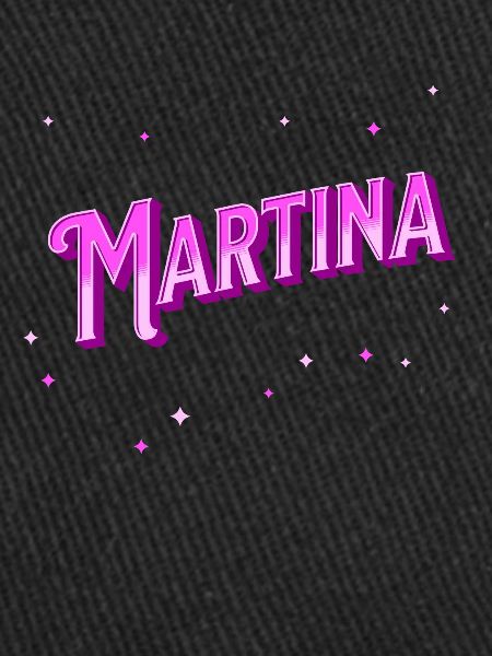Martina's name personalized