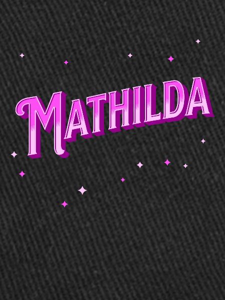 Mathilda's name personalized