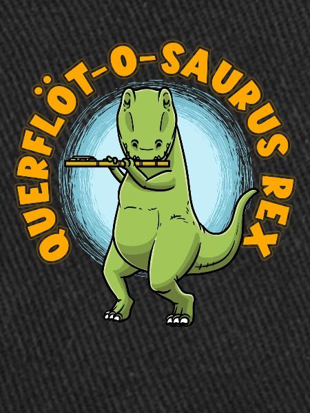 Querflöt-O-Saurus Rex Dinosaurier Querflöte