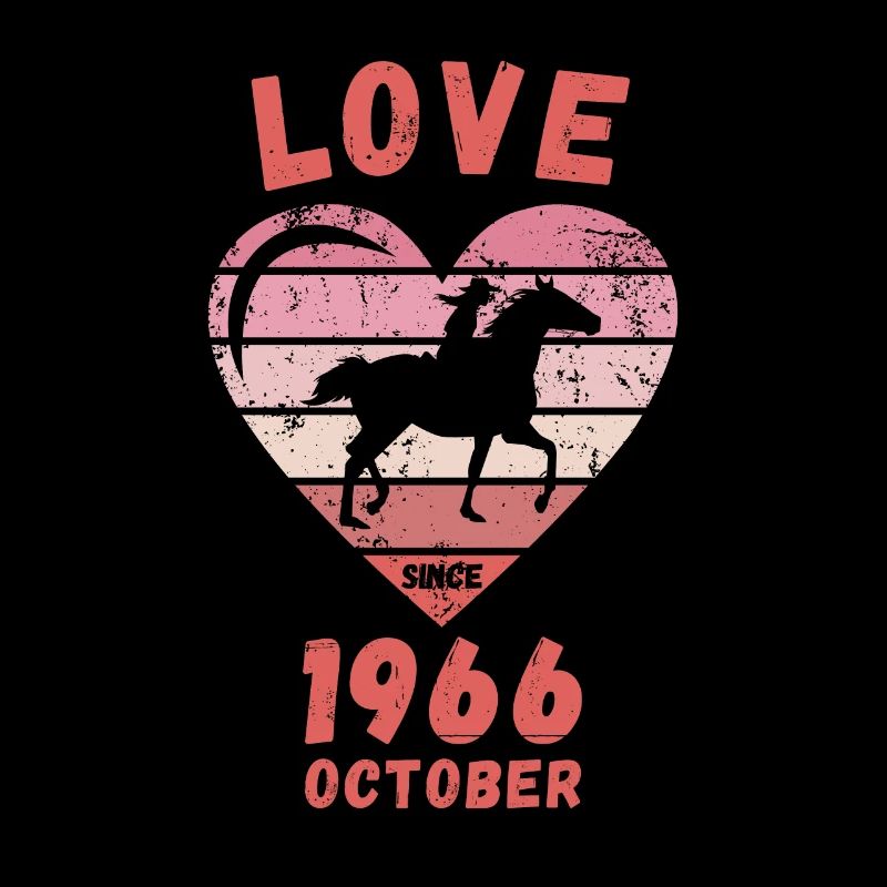 Amour équitation Anniversaire Octobre 1966