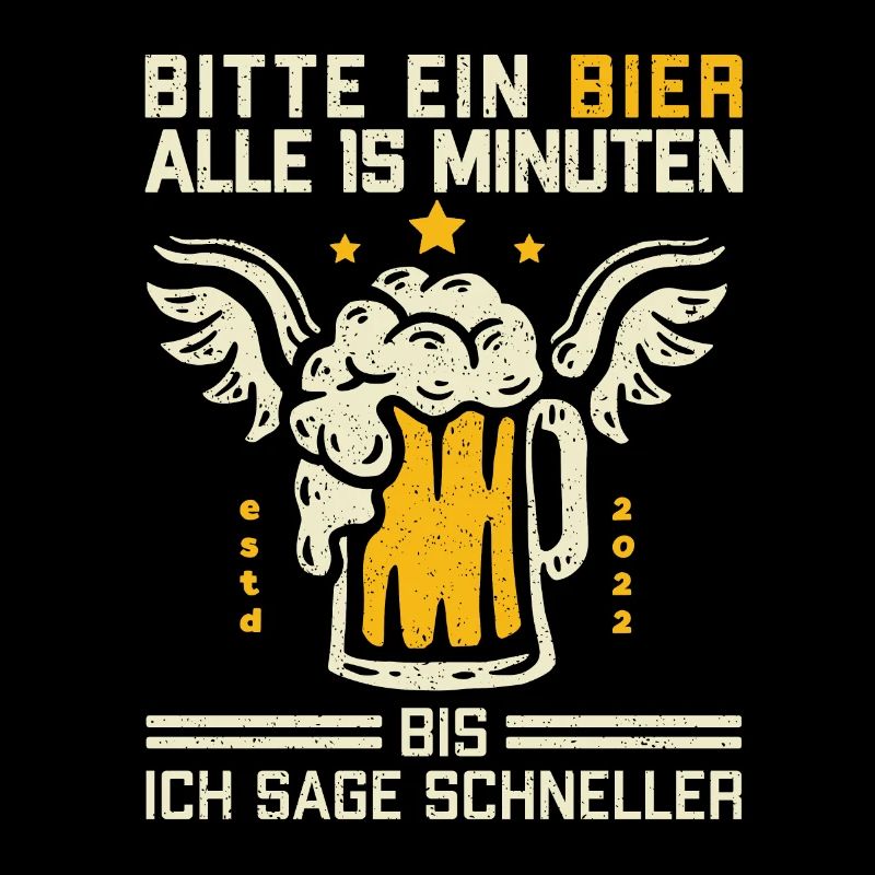 Lustiger Trinkspruch Bier Alkohol Bierliebhaber