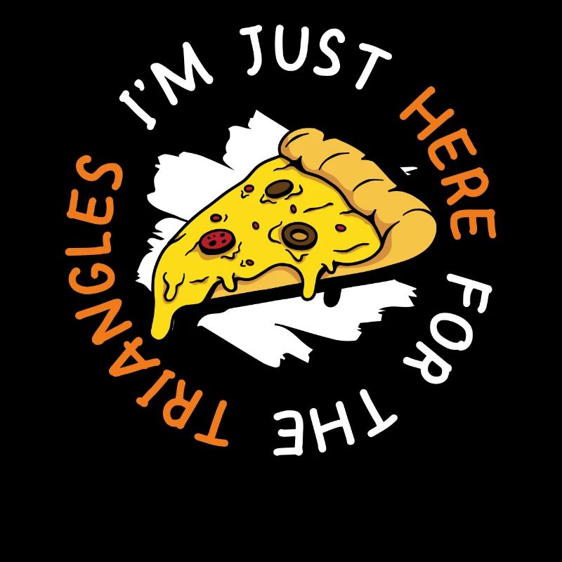 Je suis juste là pour la fabrication de pizza Triangles