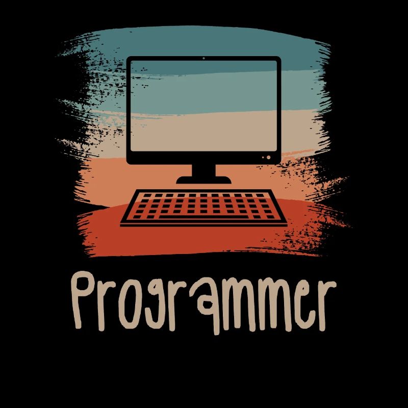 Rétro Vintage Programmeur Programmation Informatique