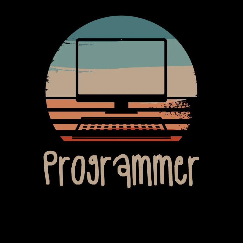 Rétro Vintage Programmeur Programmation Informatique