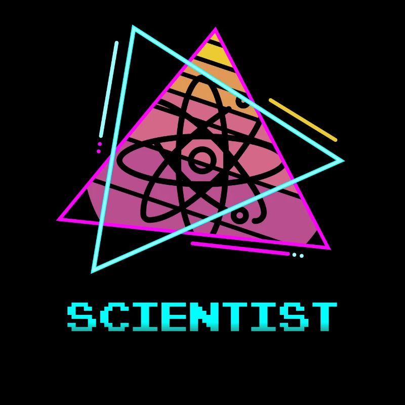 Rétro Scientiste Chimie Physique Science
