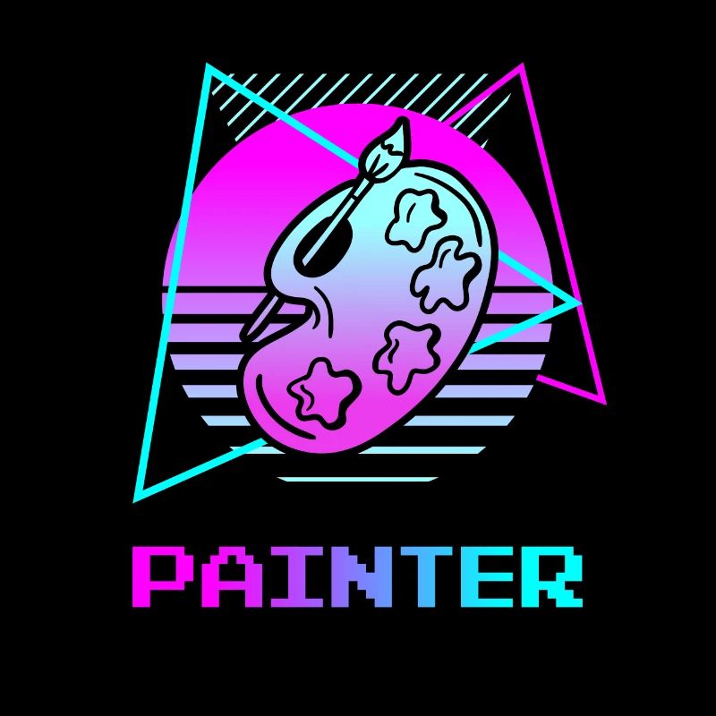 Retro Painter Paint Painting