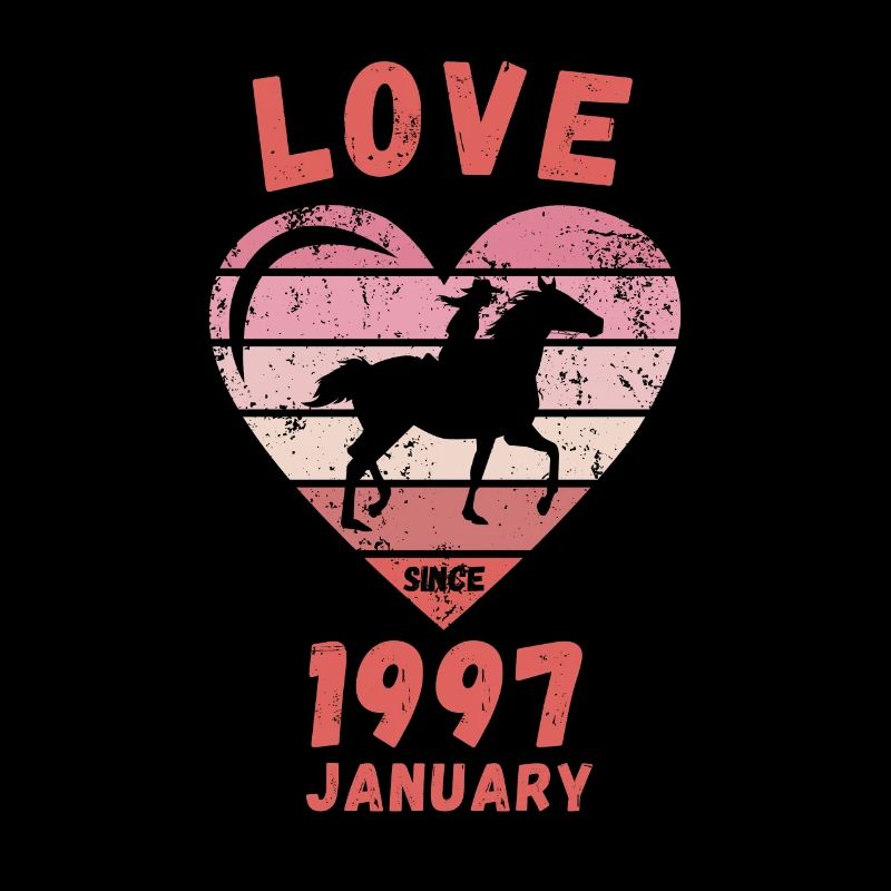 Amour équitation anniversaire Janvier 1997