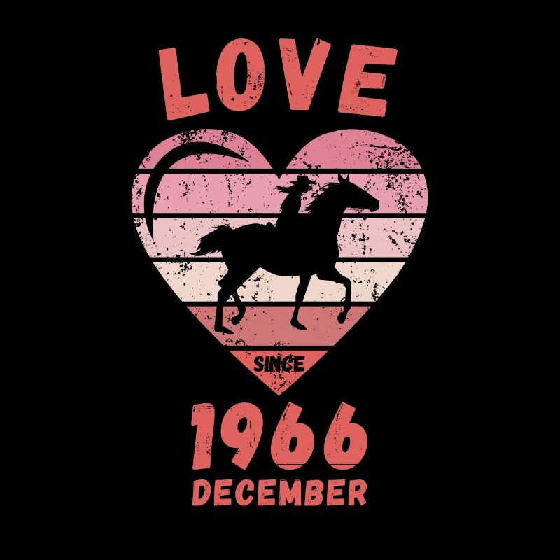 Amour équitation Anniversaire Décembre 1966