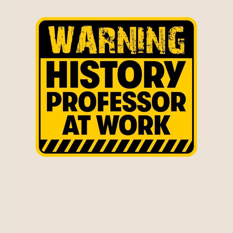 History Professor at work
