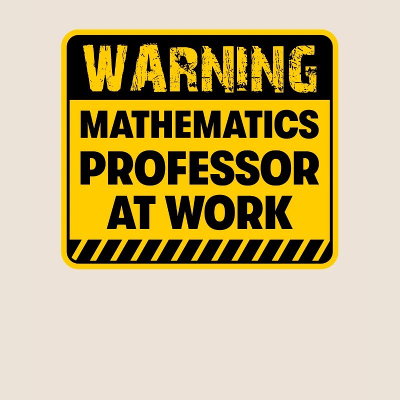 Mathematics Professor at work