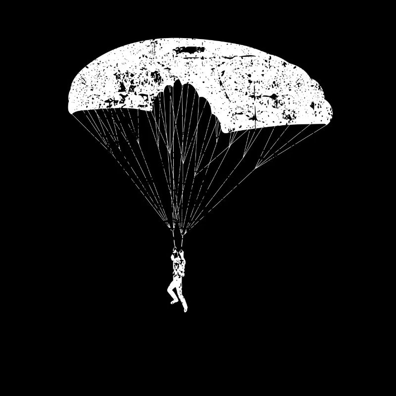 Retro Vintage Distressed Skydiving Lover
