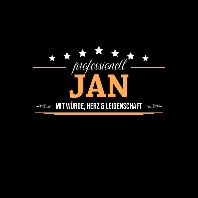 Professionell Jan Name Vorname