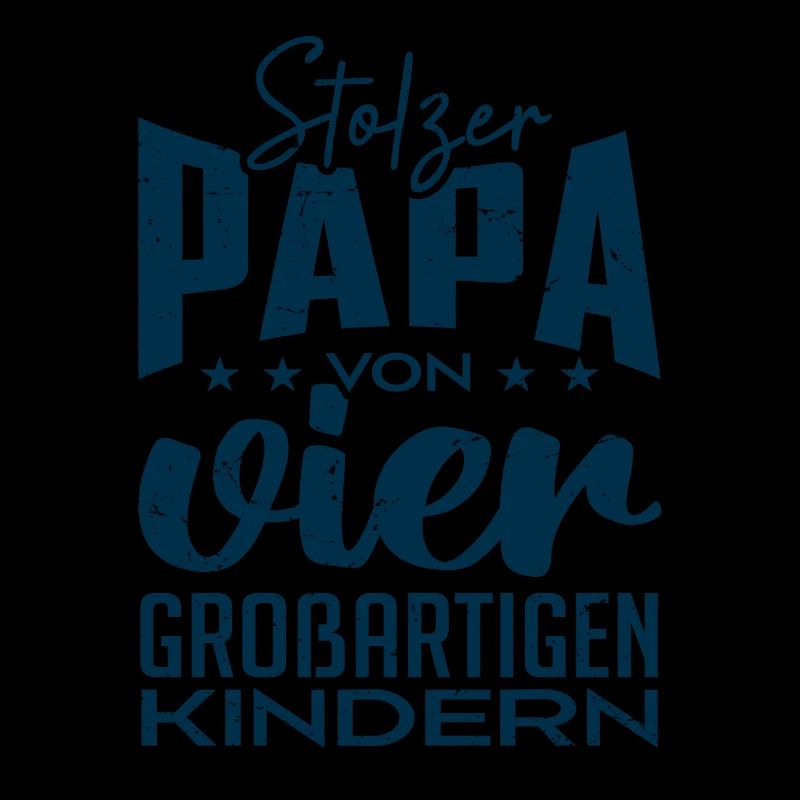 Stolzer Papa von vier Kindern
