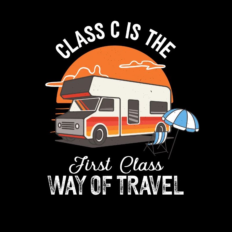 Citation drôle de camping-car de classe C Camping