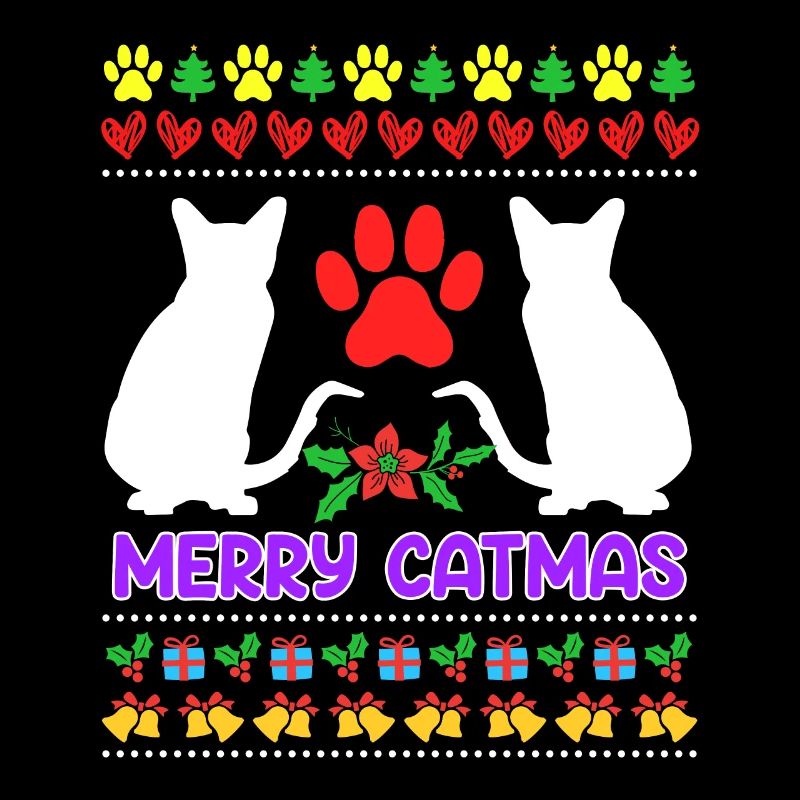Chats de Noël moches