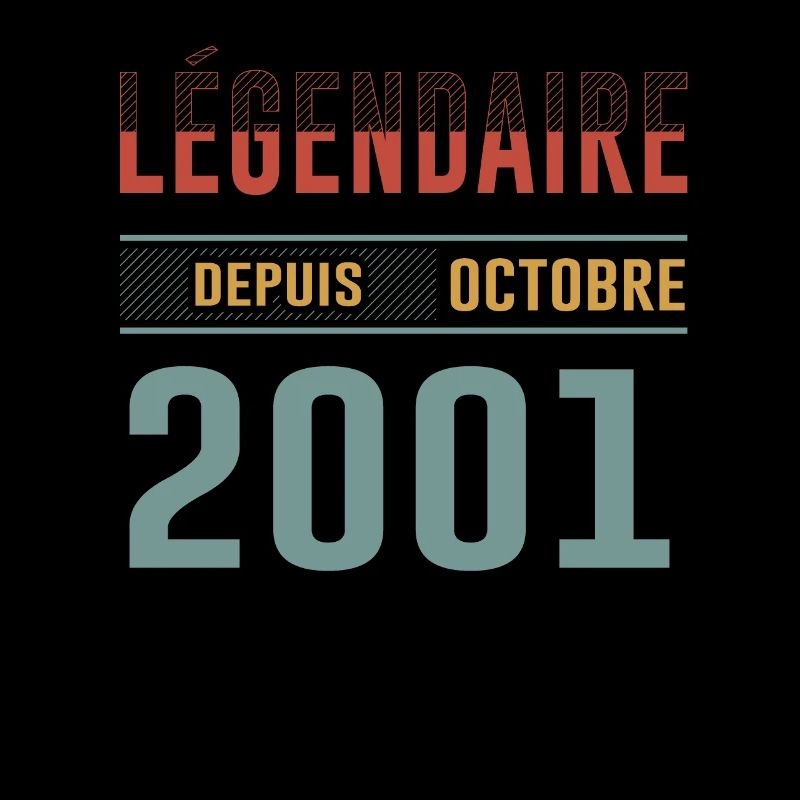 Légendaire Depuis Octobre 2001 Anniversaire