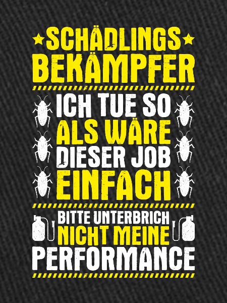 Schädlingsbekämpfer Kammerjäger Exterminator