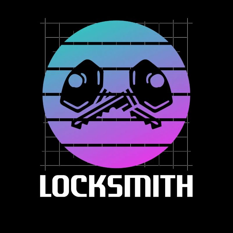 Retro Vintage Classic Locksmith Locksmithing