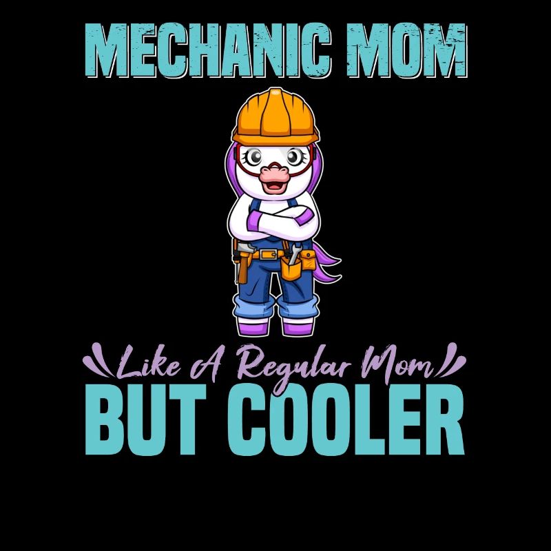 Maman mécanicienne comme une maman régulière mais plus cool