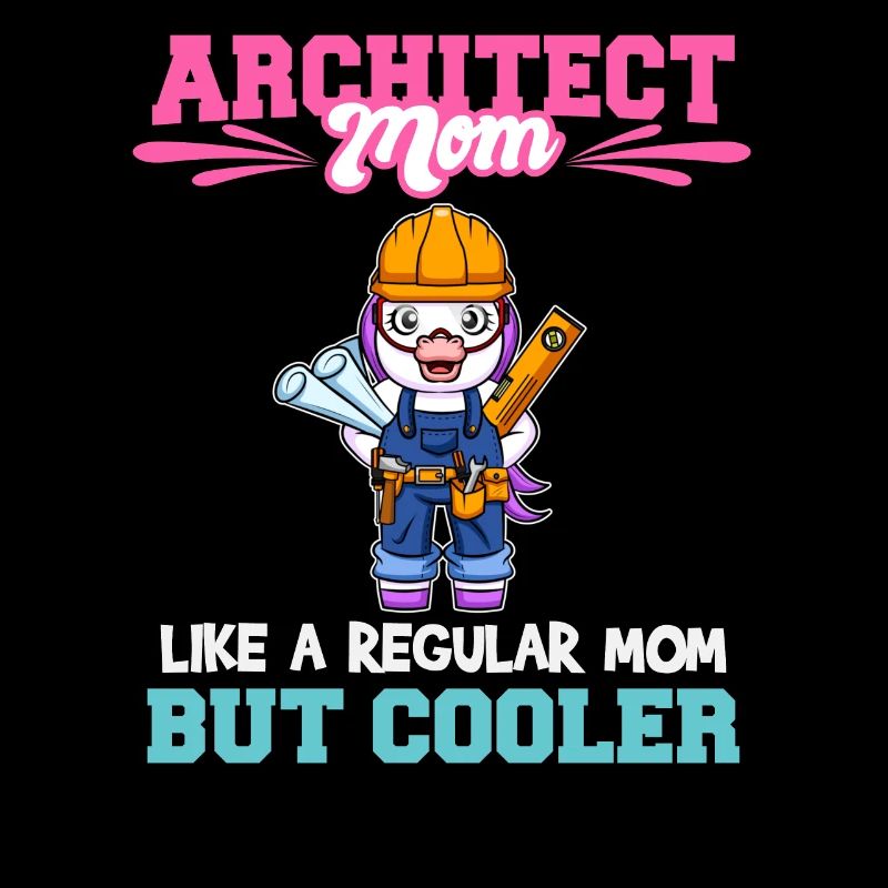 Architecte Maman comme une maman régulière mais plus cool