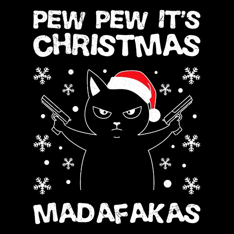 Pew Pew son chat de Noël Propriétaire Chats