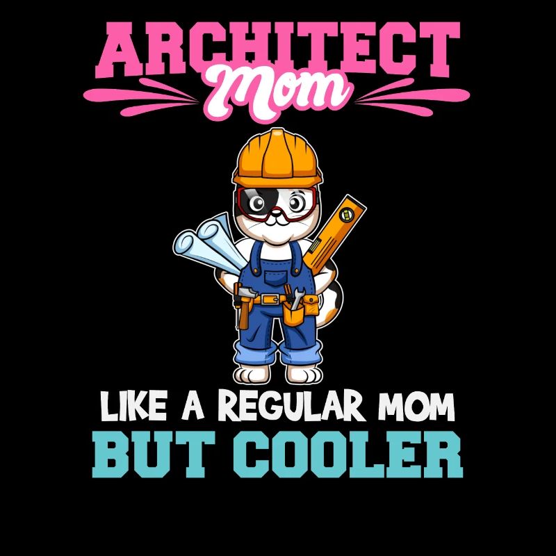 Architecte Maman comme une maman régulière mais plus cool