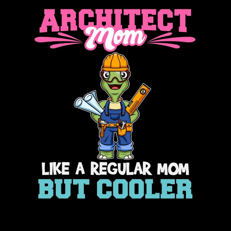 Architecte Maman comme une maman régulière mais plus cool
