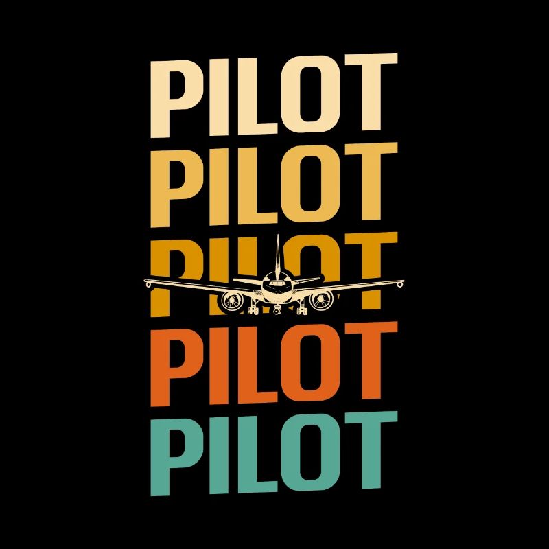 Retro Vintage Classic Pilot Aviation