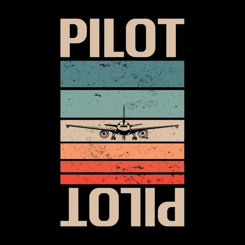 Retro Vintage Classic Pilot Aviation