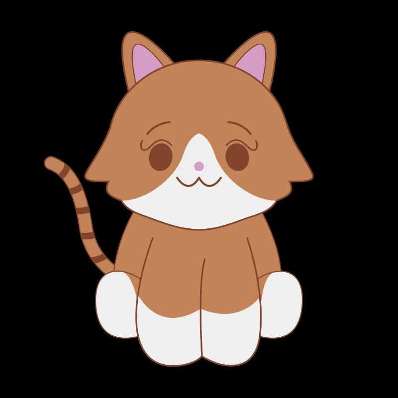 Braune Tabby-Katze