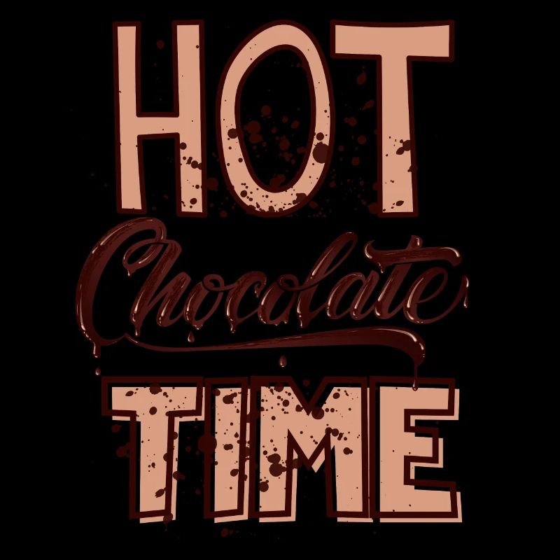 Citations d’hiver mignonnes - temps de chocolat chaud