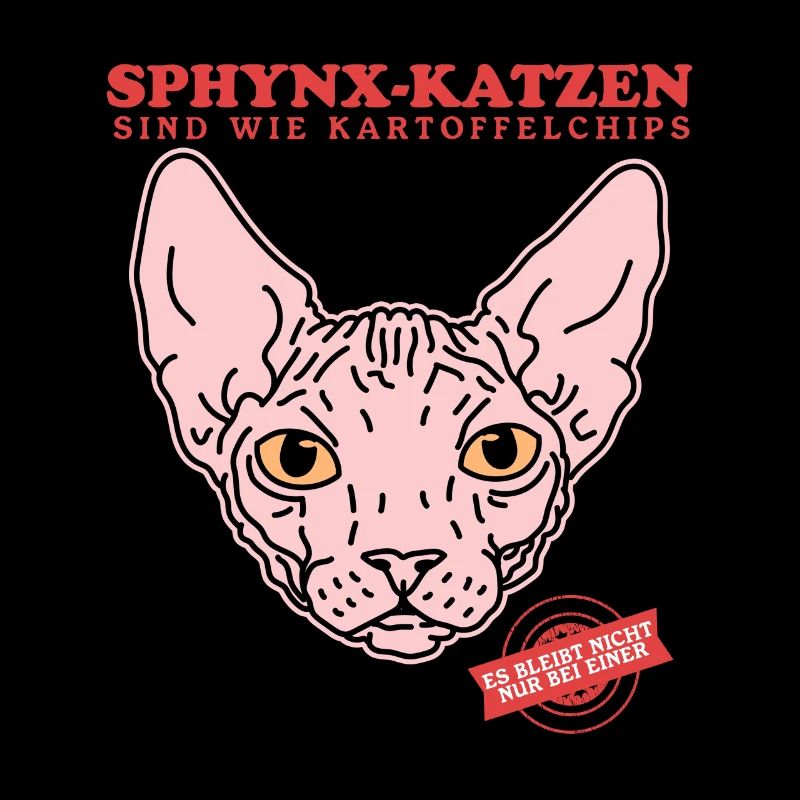 Sphynx Cat Chat Propriétaire Cat Cadeau