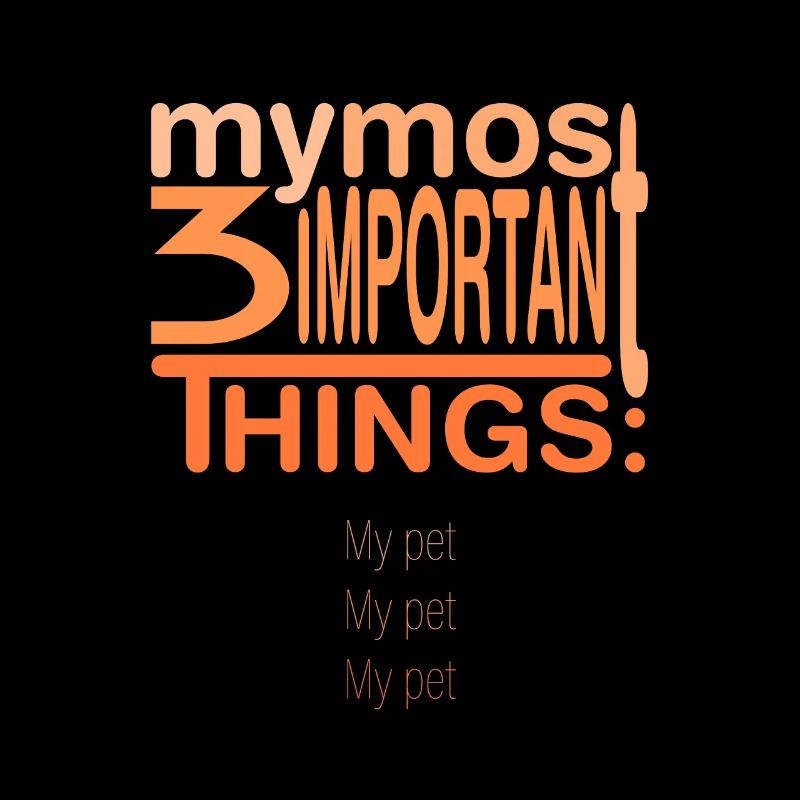 Important? 3x mon animal de compagnie