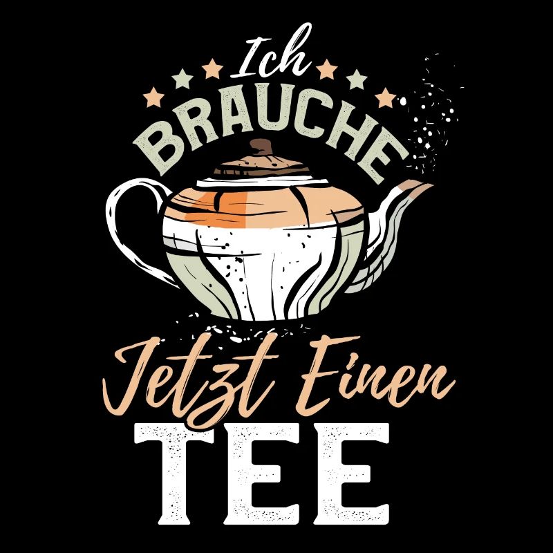 Lustiges gemütlich Bio Tee Trinker Spruch design