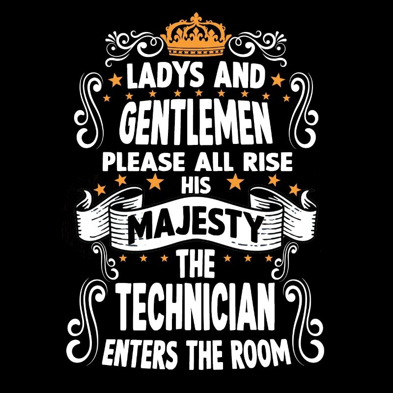 Technicien T drôle de technicien de motif