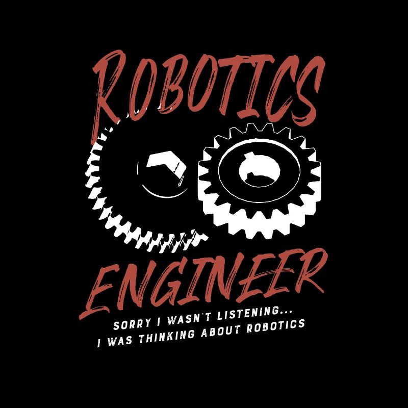 Robotik-Ingenieur Mechaniker Nette Roboter