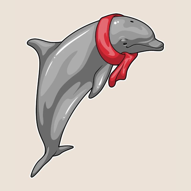 Foulard dauphin