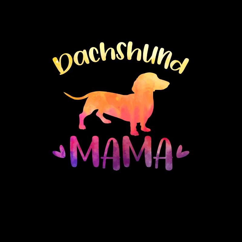 Dackel Mama Hund Hunde Dachshund Teckel Geschenk