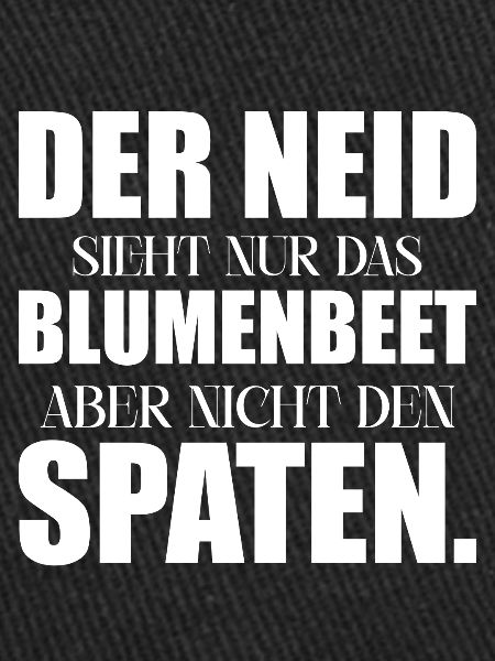 Neid Blumenbeet Spaten