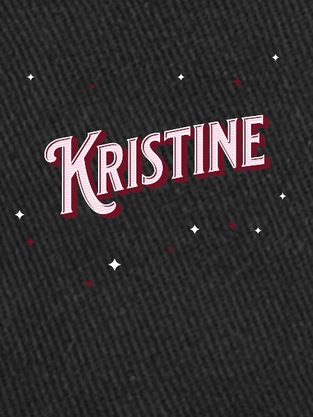 Kristine name personalized