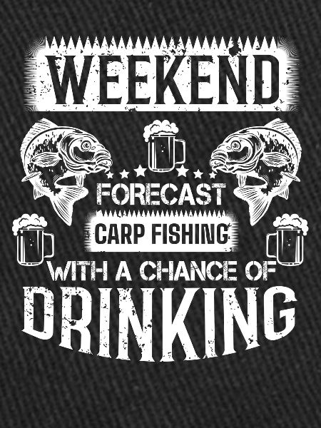 Carp fishing and drinking.