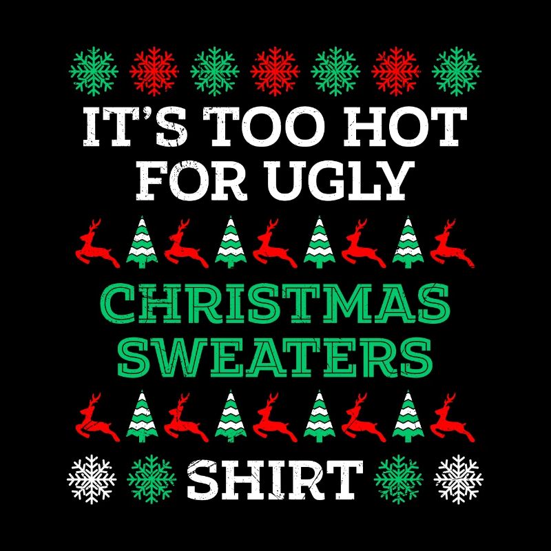 Trop chaud pour les pulls moches Noël