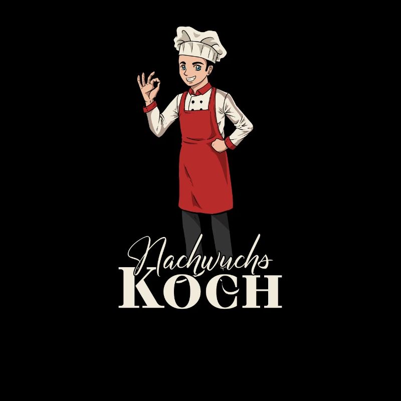 Junge Nachwuchs Koch