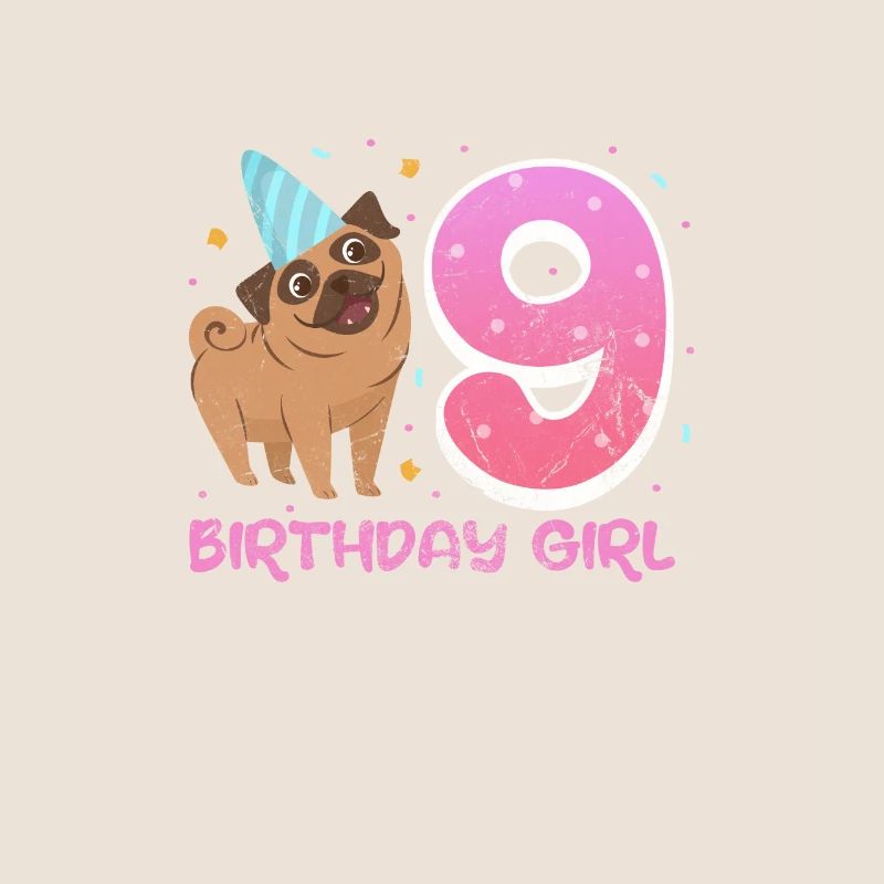 Mops 9. Geburtstag