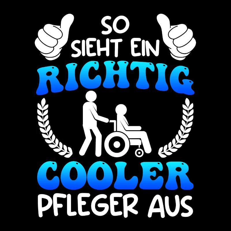 So sieht ein cooler Pfleger aus Altenpfleger