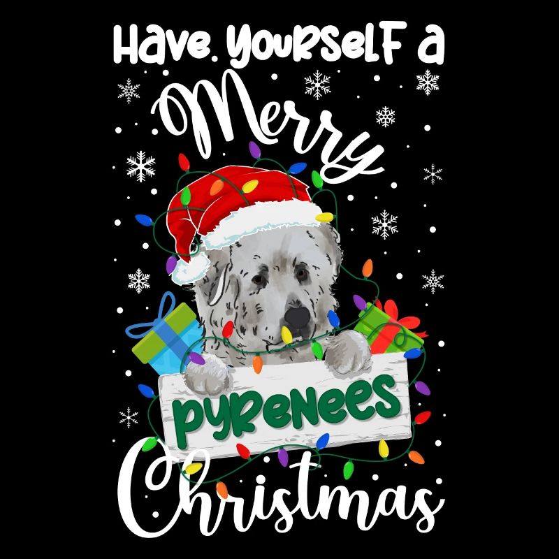 Great Pyrenees Weihnacht Goldener Hunde Geschenk