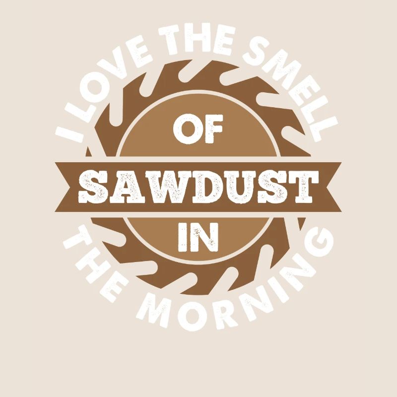 Profession de menuisier Sciure de bois le matin