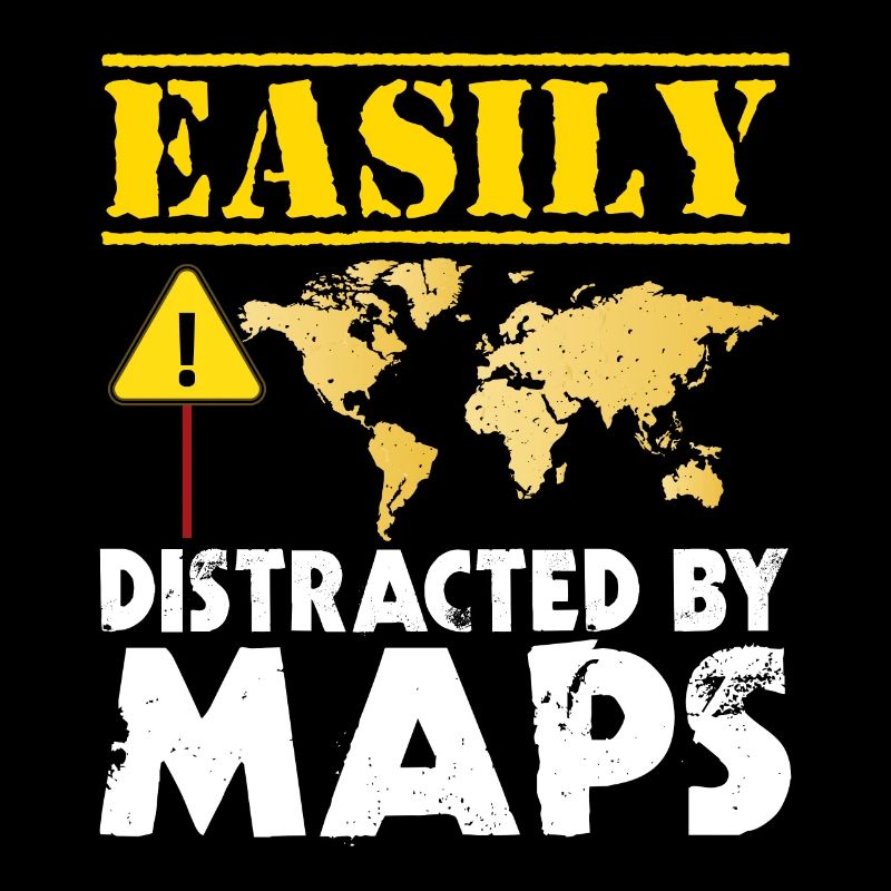 Easily distracted by maps geography mapping