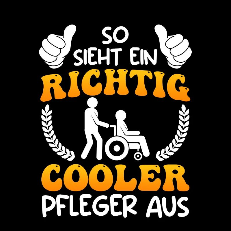 So sieht ein cooler Pfleger aus Altenpfleger