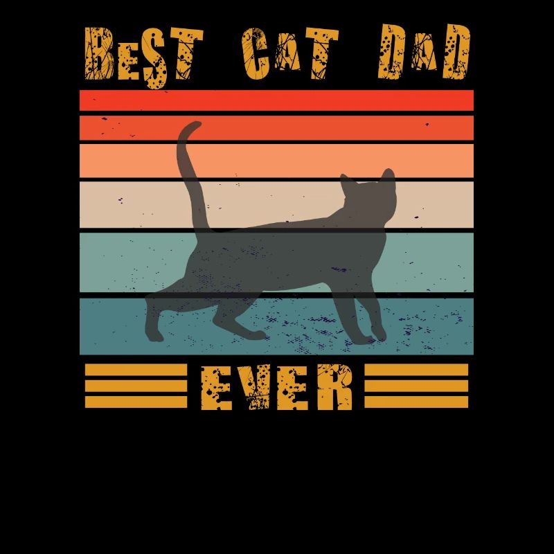 Conception de papa chat pour les amoureux des chats